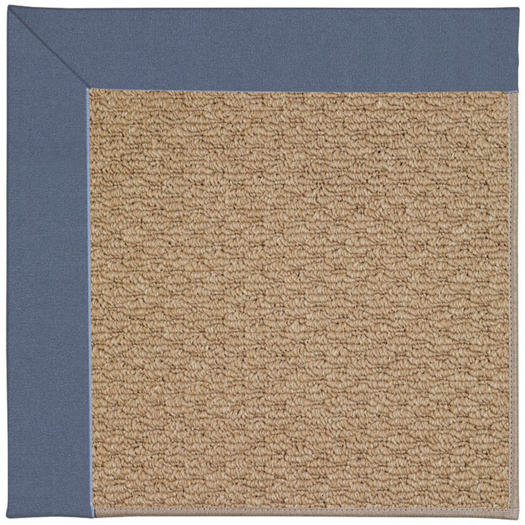 Creative Concepts-Raffia Canvas Sapphire Blue Machine Tufted Rug Runner image