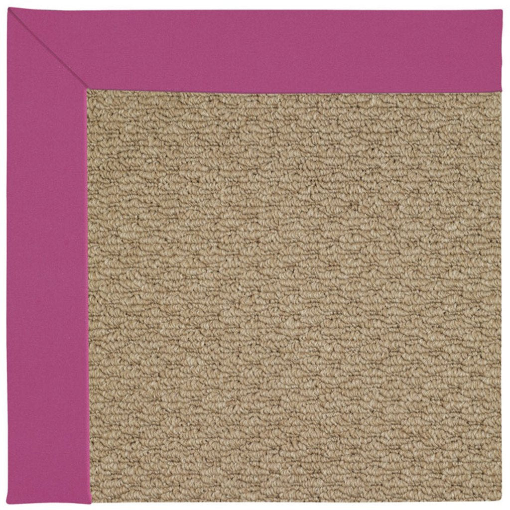 Creative Concepts-Raffia Canvas Hot Pink Machine Tufted Rug Runner image