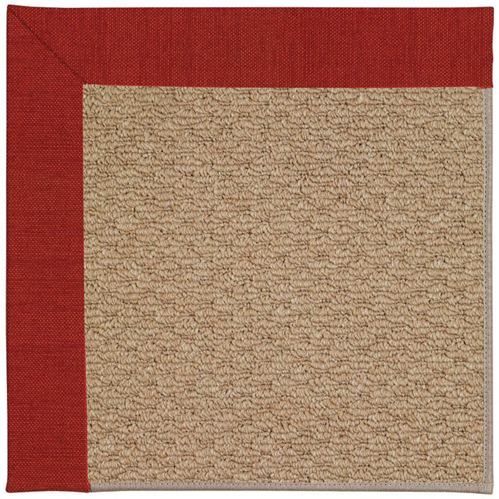 Creative Concepts-Raffia Canvas Cherry Machine Tufted Rug Runner image