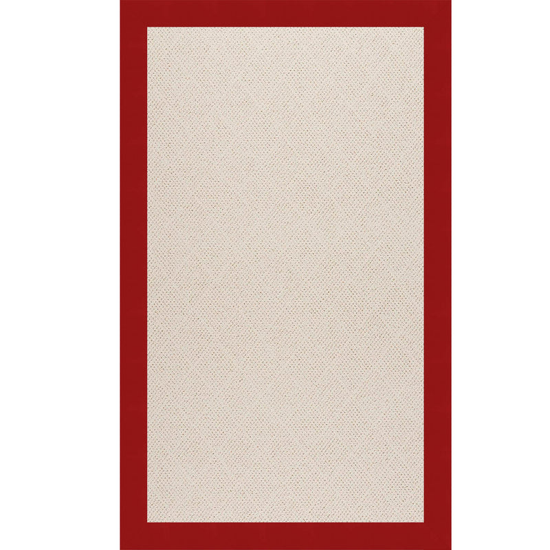 Creative Concepts-White Wicker Canvas Jockey Red