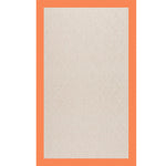 Creative Concepts-White Wicker Canvas Tangerine
