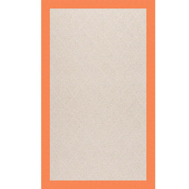 Creative Concepts-White Wicker Canvas Tangerine