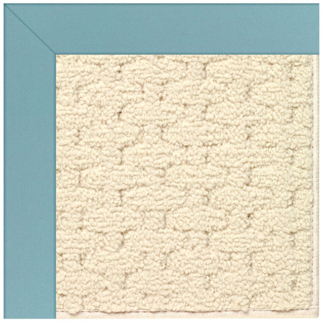Creative Concepts-Sugar Mtn. Canvas Mineral Blue Machine Tufted Rug Runner image