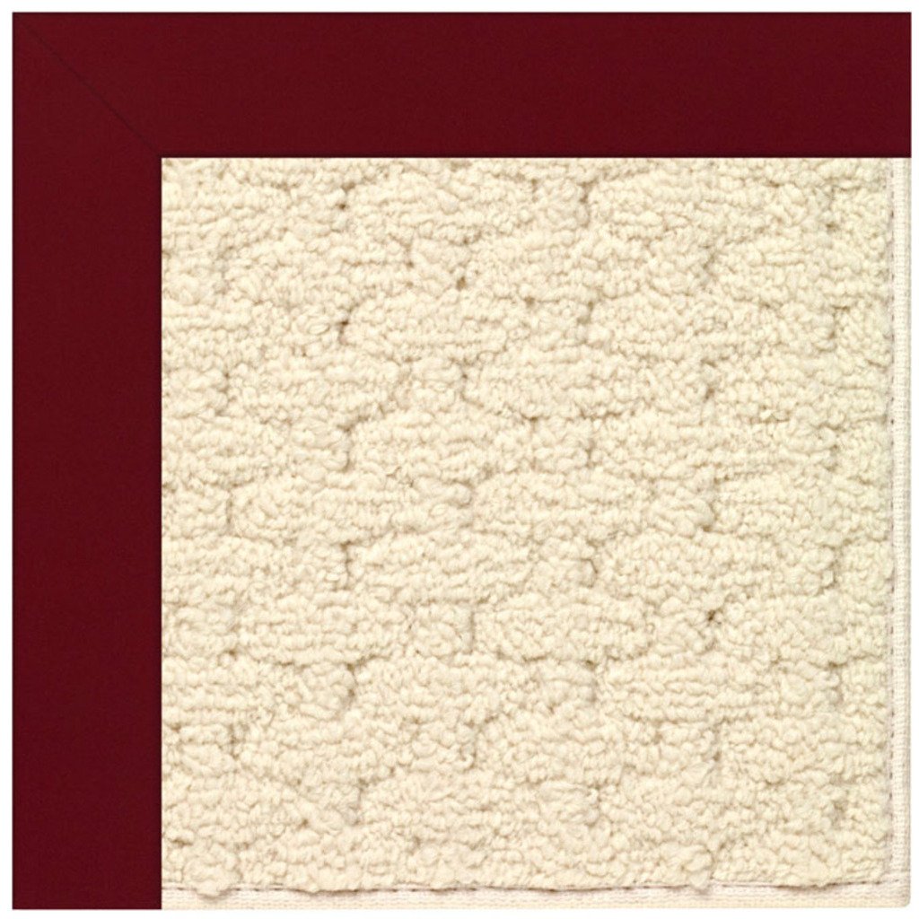 Creative Concepts-Sugar Mtn. Canvas Burgundy Machine Tufted Rug Runner image