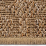 Petra Wheat Machine Woven Rug Rectangle Cross Section image