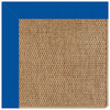 Islamorada-Basketweave Canvas Pacific Blue Indoor/Outdoor Bordere Rectangle Corner image