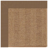 Islamorada-Herringbone Canvas Cocoa Indoor/Outdoor Bordere Rectangle Corner image