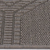 Reed Graphite Machine Woven Rug Rectangle Cross Section image