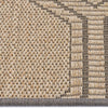 Reed Sand Black Machine Woven Rug Rectangle Cross Section image