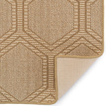 Reed Sand Machine Woven Rug Rectangle Back image