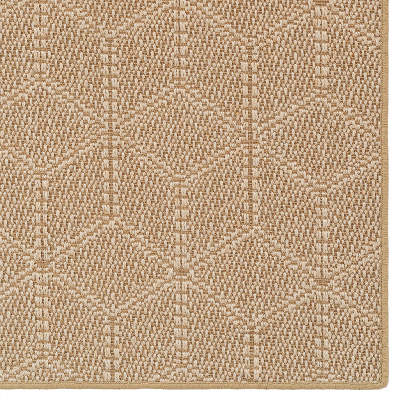 Kashley Sand Machine Woven Rug Rectangle Corner image