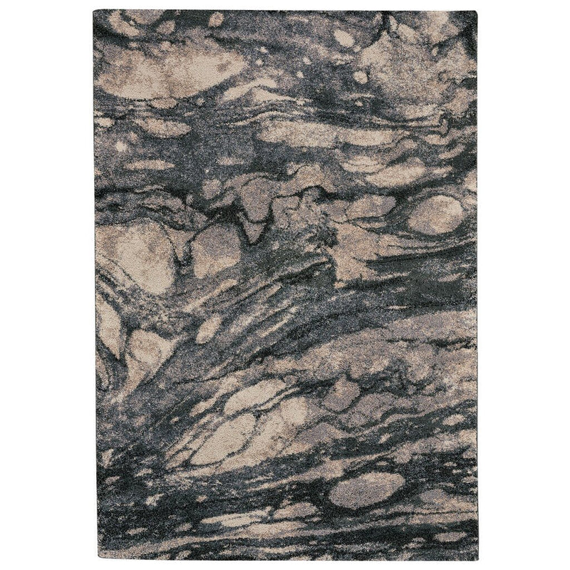 Mineral-Marble Blue Slate Machine Woven Rug Rectangle image