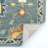 Avanti-Mahal Teal Hand Tufted Rug Rectangle Back image
