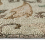 Peyton Floral Multi Hand Tufted Rug Rectangle Cross Section image
