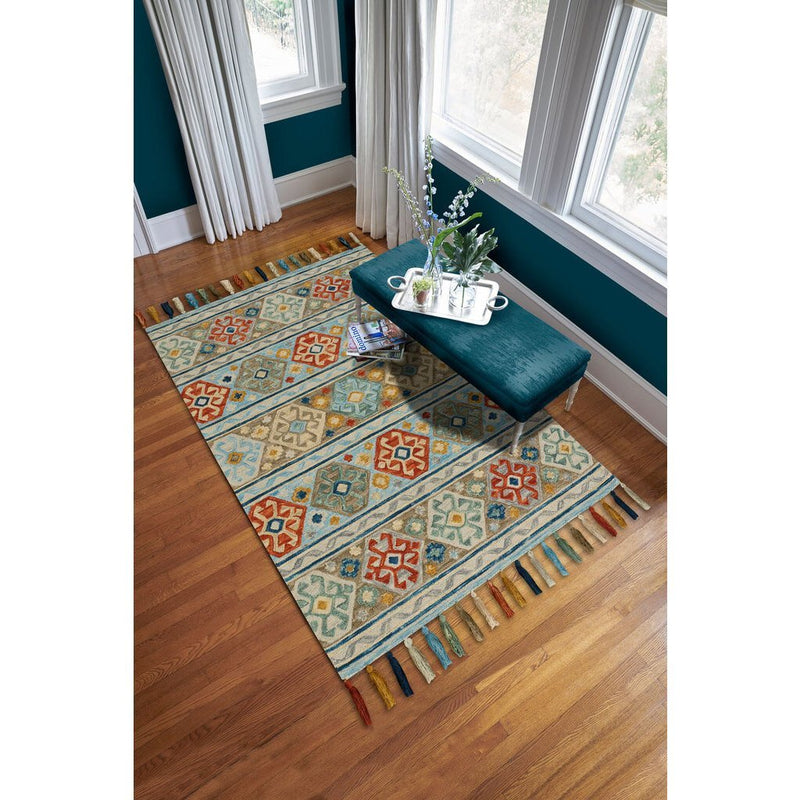 Gypsy-Santo Multi Hand Tufted Rug Rectangle image