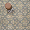 Camille Icy Blue Hand Tufted Rug Rectangle Roomshot image