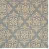 Camille Icy Blue Hand Tufted Rug Rectangle Corner image