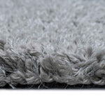 Felicity Shag Silver Hand Tufted Rug Rectangle Cross Section image