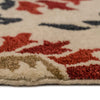 Charming Suzani Red Multi Hand Tufted Rug Rectangle Cross Section image