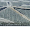 Shattered Aluminum Hand Tufted Rug Rectangle Cross Section image