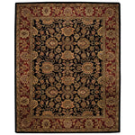 Regal-Persian Black Hand Tufted Rug Rectangle image