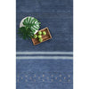 Simply Gabbeh Taos Blue Hand Loomed Area Rug Rectangle Roomshot image