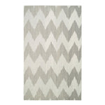 Wild Chev Stone Flat Woven Rug Rectangle image