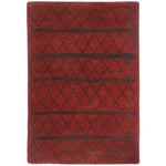 Tangier Red Machine Woven Rug Rectangle image