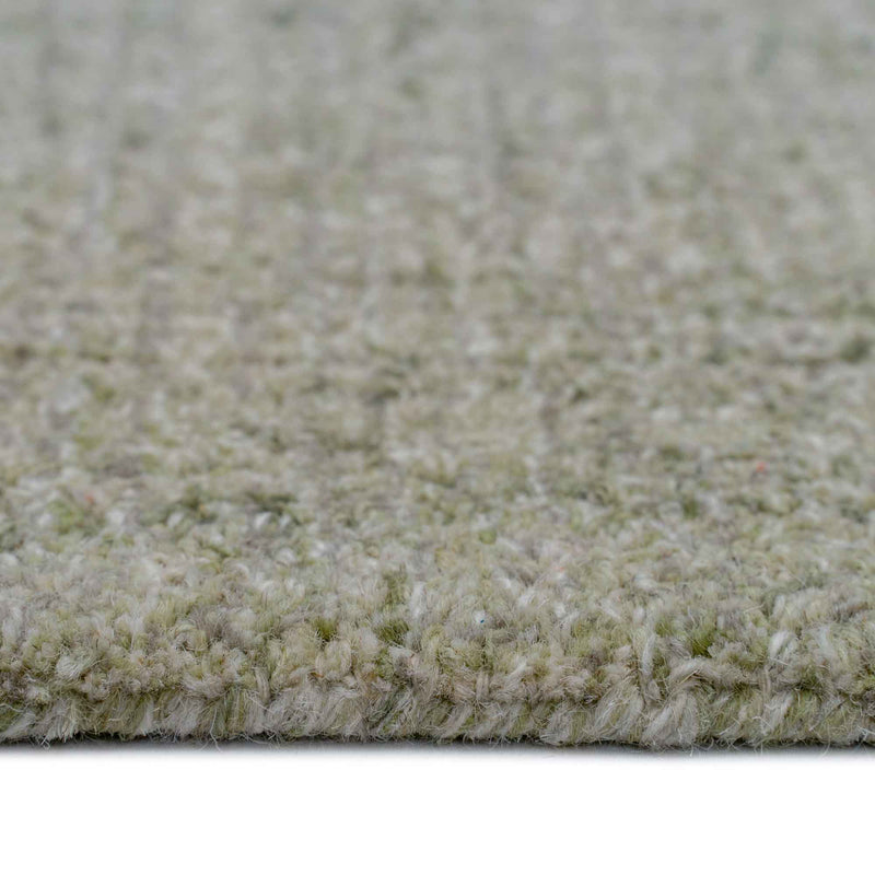 Breccan Pistachio Hand Tufted Rug Rectangle Cross Section image