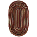 Gramercy Cinnabar Braided Rug Oval image