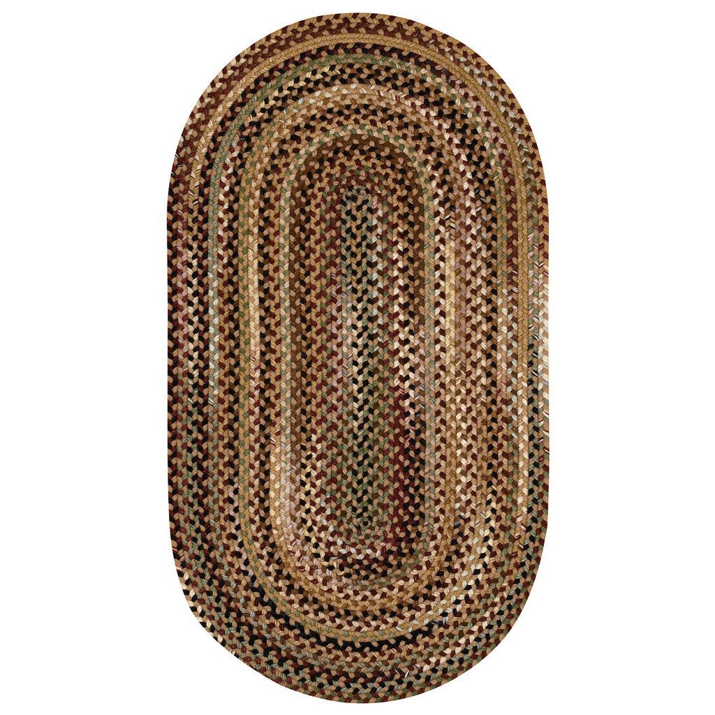 Gramercy Tan Braided Rug Oval image