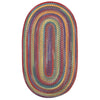 American Legacy Primary Multi Braided Rug Oval image