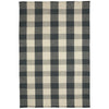 Nottingham Black Flat Woven Rug Rectangle image