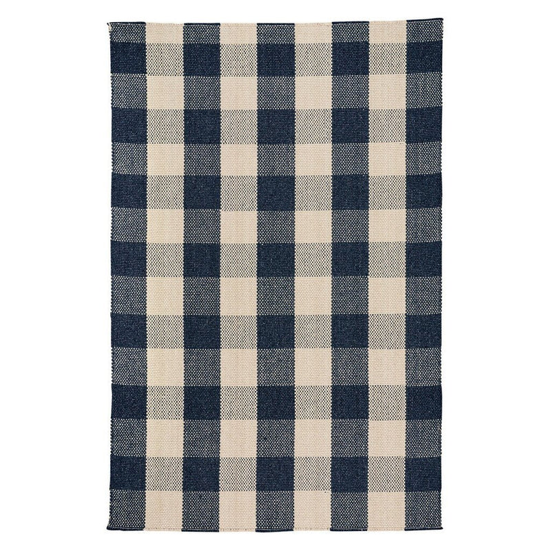 Nottingham Navy Flat Woven Rug Rectangle image