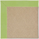 Creative Concepts-Cane Wicker Canvas Parrot Machine Tufted Rug Rectangle image