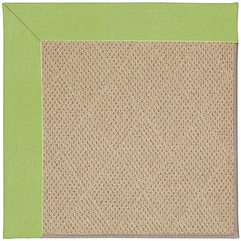 Creative Concepts-Cane Wicker Canvas Parrot Machine Tufted Rug Rectangle image