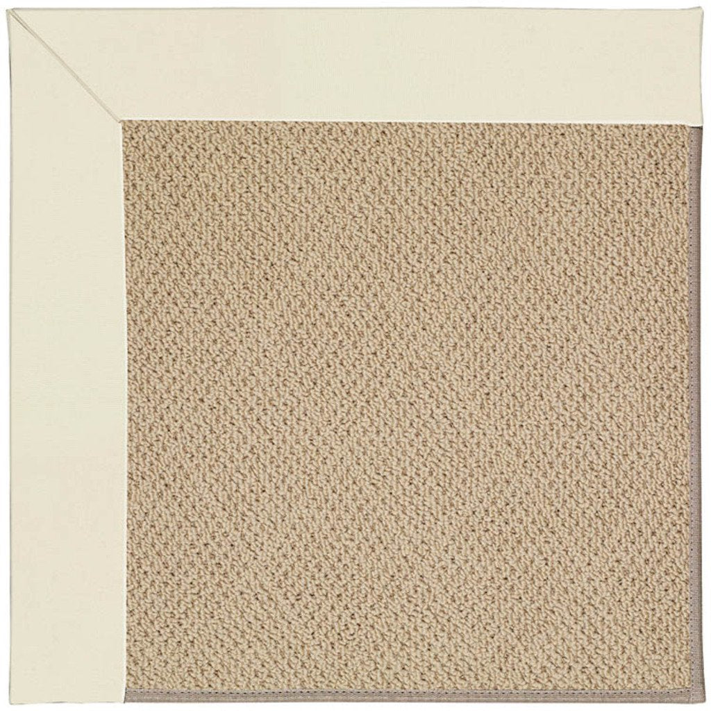 Creative Concepts-Cane Wicker Canvas Ivory Machine Tufted Rug Rectangle image