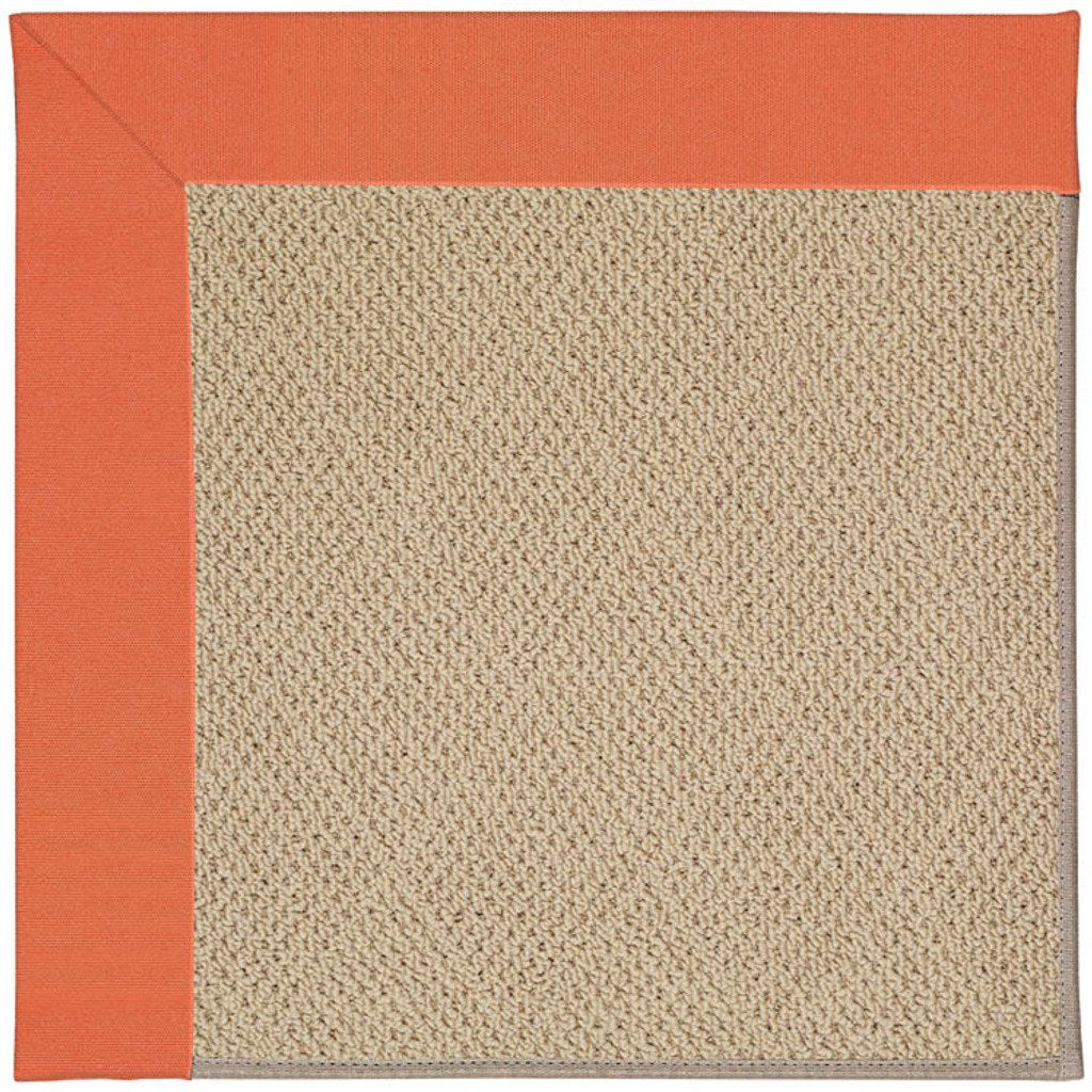 Creative Concepts-Cane Wicker Canvas Melon Machine Tufted Rug Rectangle image