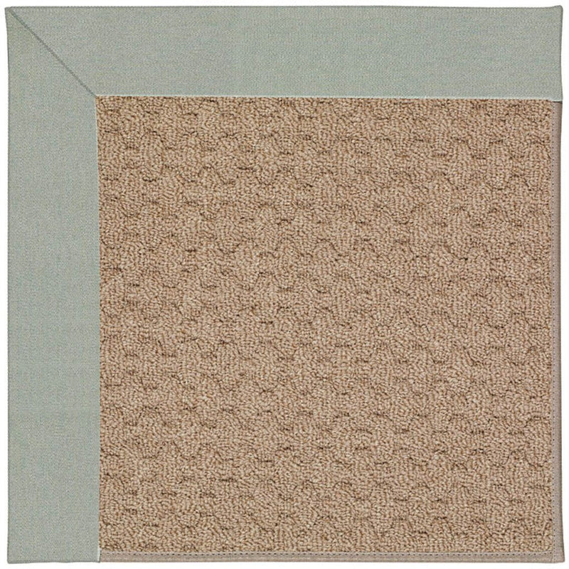 Creative Concepts-Grassy Mtn. Canvas Spa Blue Machine Tufted Rug Rectangle image