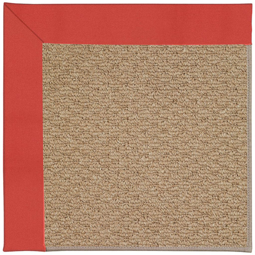 Creative Concepts-Raffia Canvas Paprika Machine Tufted Rug Rectangle image