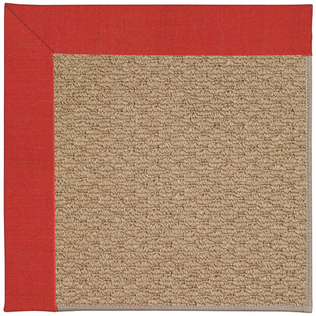 Creative Concepts-Raffia Dupione Crimson Machine Tufted Rug Rectangle image