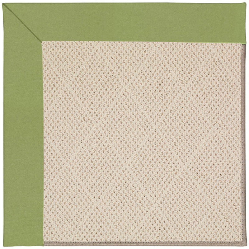 Creative Concepts-White Wicker Canvas Citron Machine Tufted Rug Rectangle image