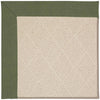 Creative Concepts-White Wicker Canvas Fern Machine Tufted Rug Rectangle image