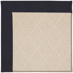 Creative Concepts-White Wicker Canvas Navy Machine Tufted Rug Rectangle image