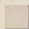 Creative Concepts-White Wicker Canvas Sand Machine Tufted Rug Rectangle image
