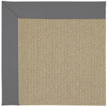 Creative Concepts-Sisal Canvas Charcoal Machine Tufted Rug Rectangle image