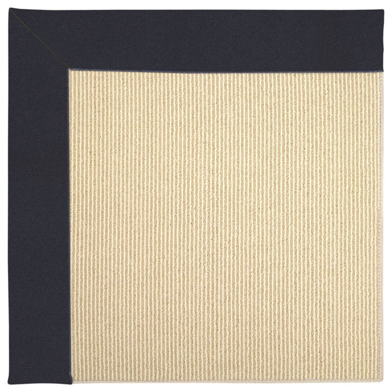 Creative Concepts-Beach Sisal Canvas Navy Machine Tufted Rug Rectangle image