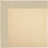 Creative Concepts-Beach Sisal Canvas Antique Beige Machine Tufted Rug Rectangle image