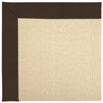 Creative Concepts-Beach Sisal Canvas Bay Brown Machine Tufted Rug Rectangle image