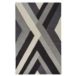 Intersection Storm Hand Tufted Rug Rectangle image